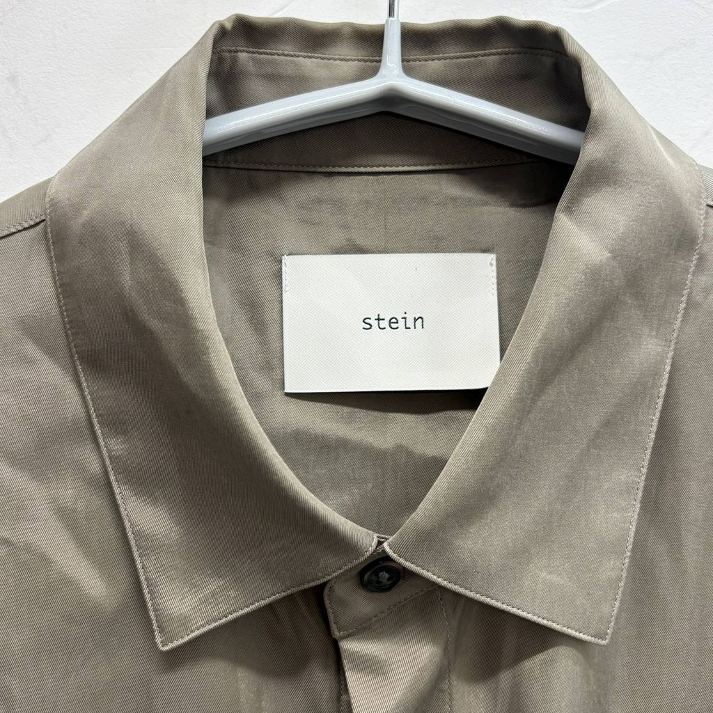stein シュタイン OVERSIZED DOWN PAT CUPRO SHIRT 長袖シャツ ST.248