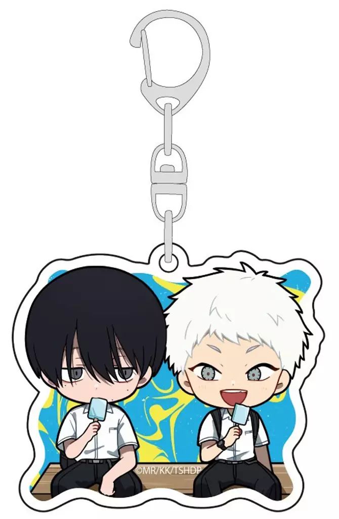 中古】キーホルダー よしき＆ヒカル(制服B) ミニキャラアクリル