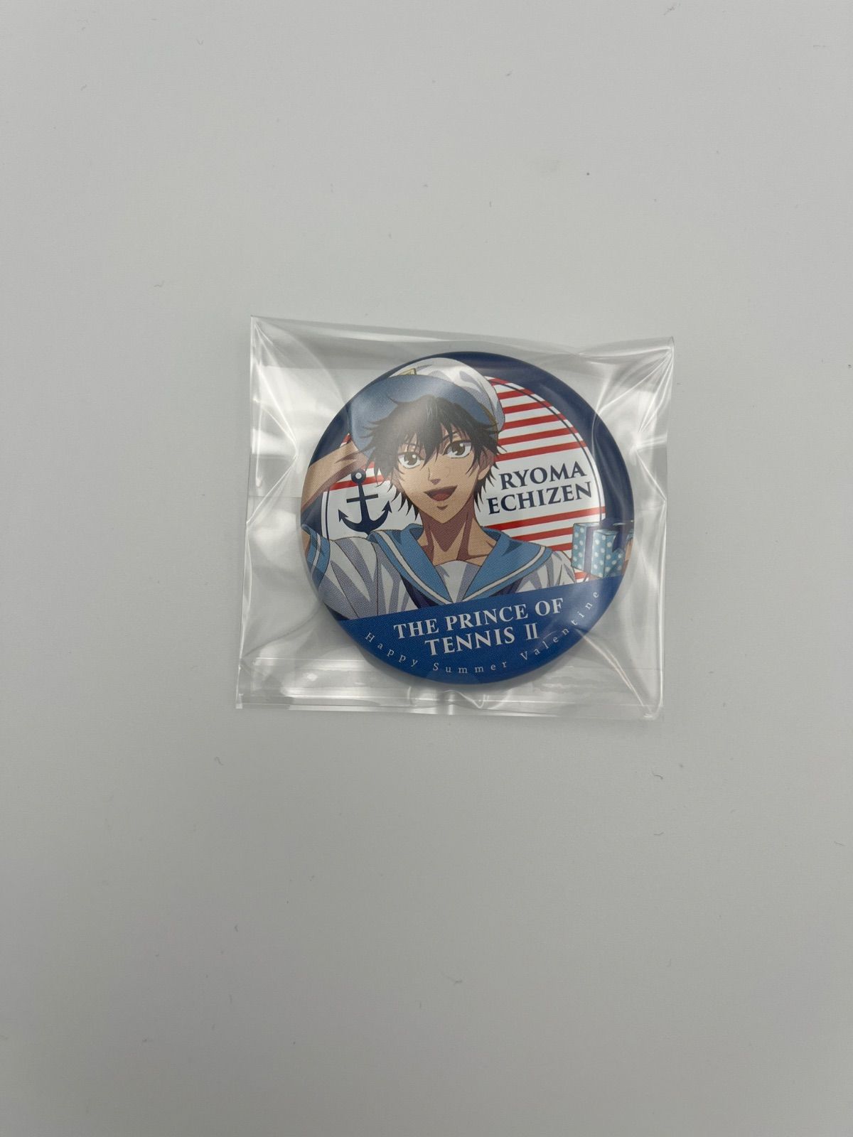 新テニスの王子様 ハッピーサマーバレンタイン 缶バッジ 越前リョーマ