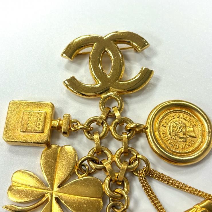 シャネル CHANEL アイコンチャーム ブローチ ヴィンテージ 95A ココ