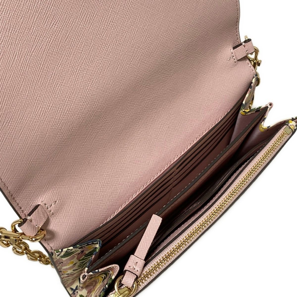 TORY BURCH(トリーバーチ) 長財布美品 ピンクベージュ ラウンド 