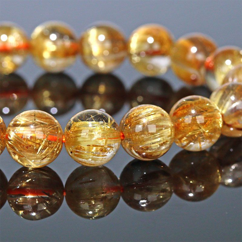 K2034-5〕約10mm 最高品質 キャッツアイタイチンルチルクォーツ