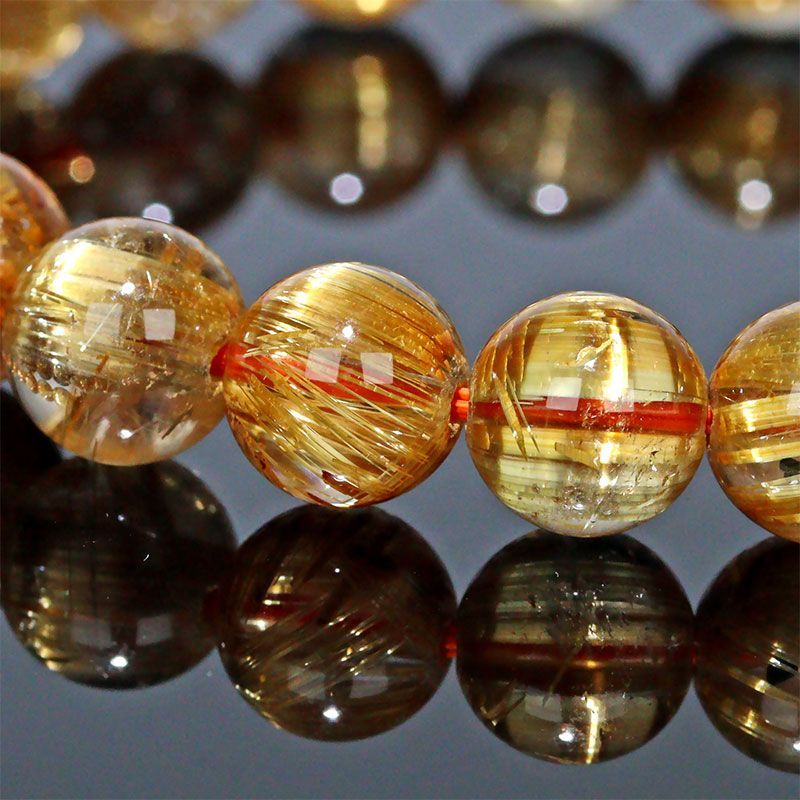 K2034-7〕約9mm 最高品質 キャッツアイタイチンルチルクォーツ