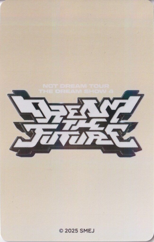 NCT DREAM ランダムフォトカード MARK 2025 THE DREAM SHOW 4 DREAM