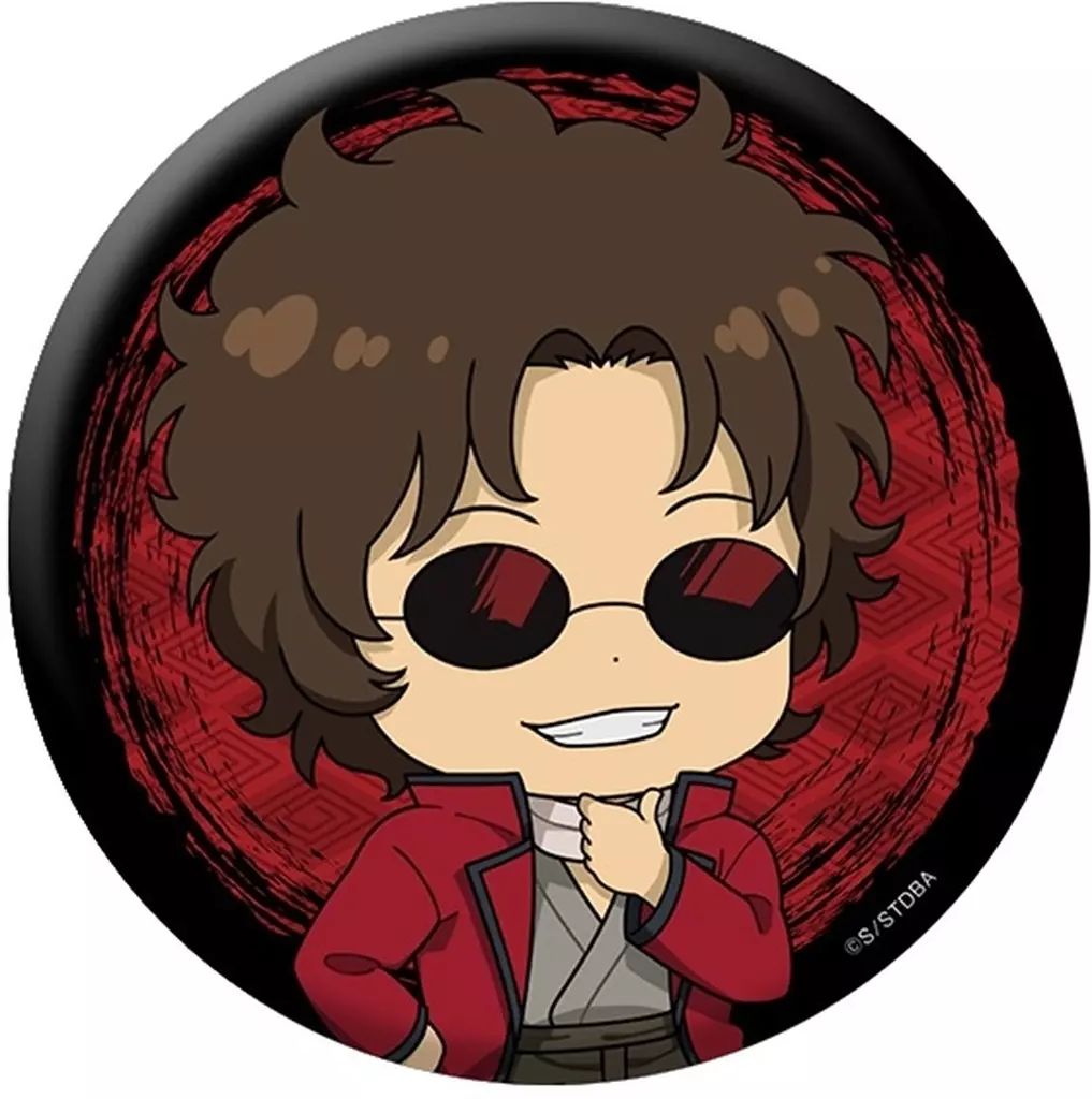 中古】バッジ・ビンズ 坂本辰馬 ぺたん娘缶バッジ vol.4 「銀魂