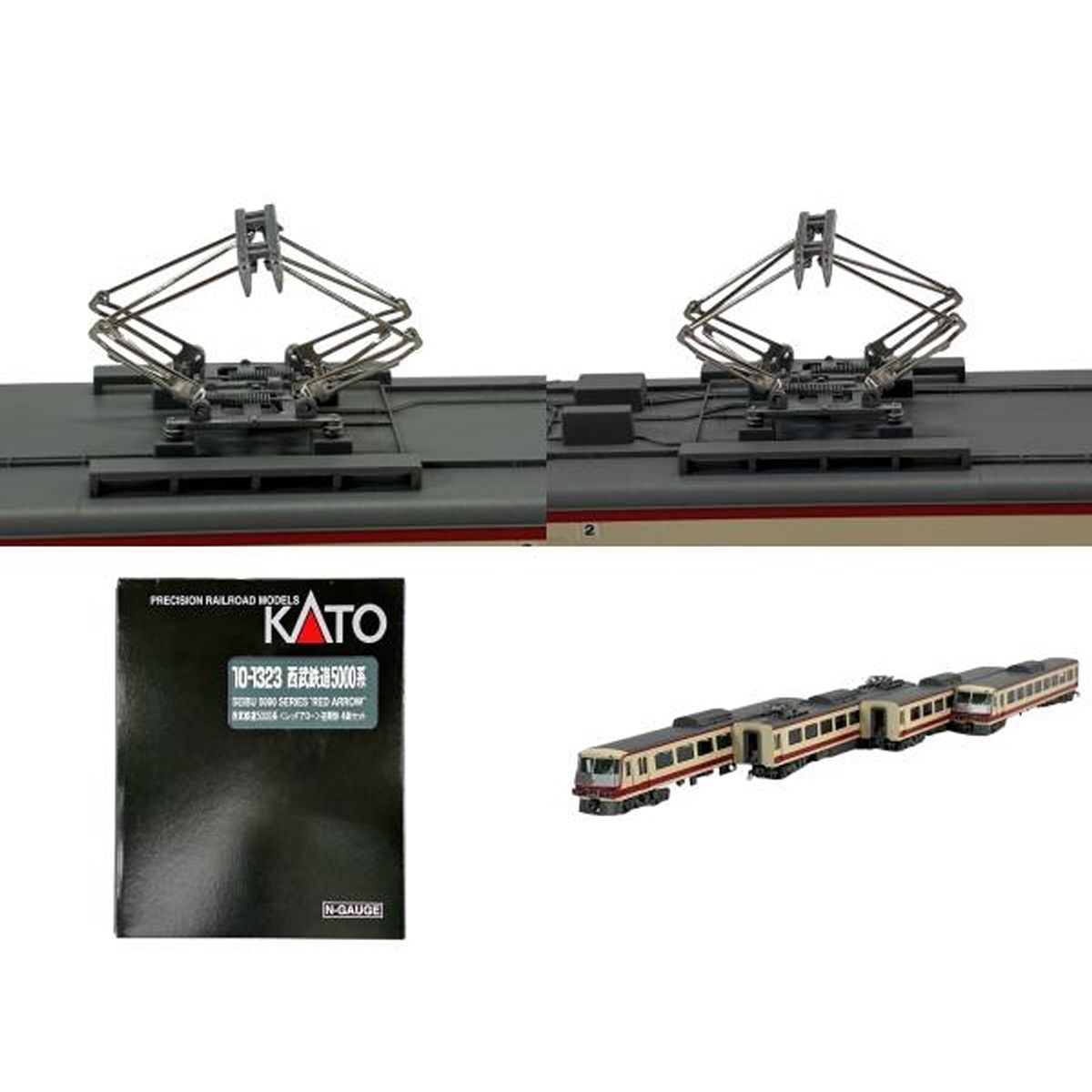 KATO Nゲージ10－1323 西武鉄道5000系レッドアロー 4両セット カトー 西武鉄道 5000系<レッドアロー>初期形4両セット 10-1323 (鉄道