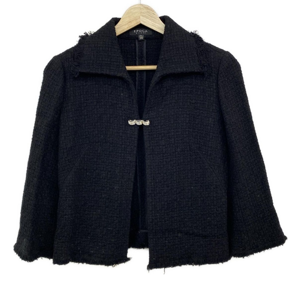 EPOCA(エポカ) ジャケット サイズ38 M レディース - 黒 長袖/秋/春