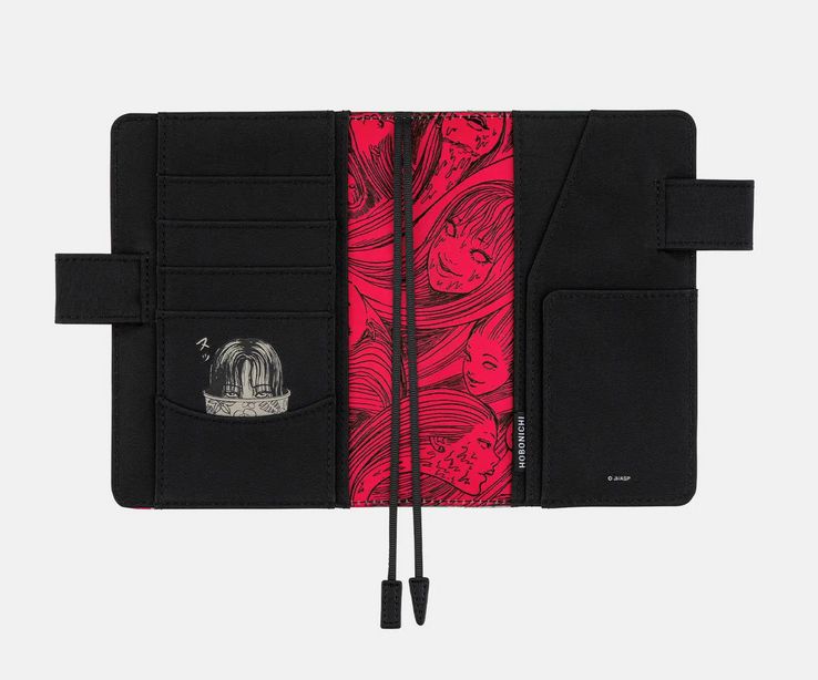 ほぼ日手帳2026 伊藤潤二 富江 Memory Ａ5カズン手帳カバー5点セット 伊藤潤二さんのホラー漫画『富江』の手帳と文具が2026年版で登場！全8