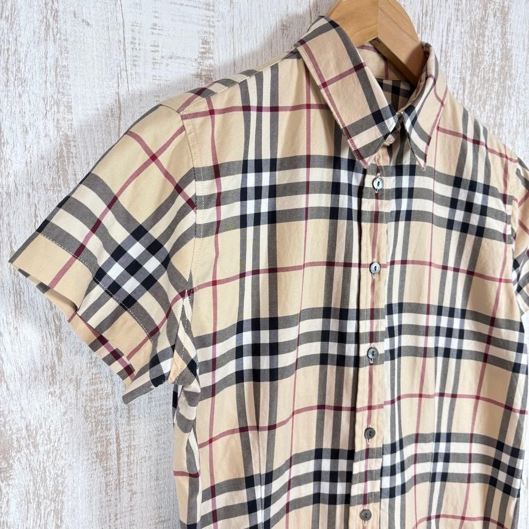 BURBERRY LONDON バーバリーロンドン 定番 ノバチェック 半袖 シャツ