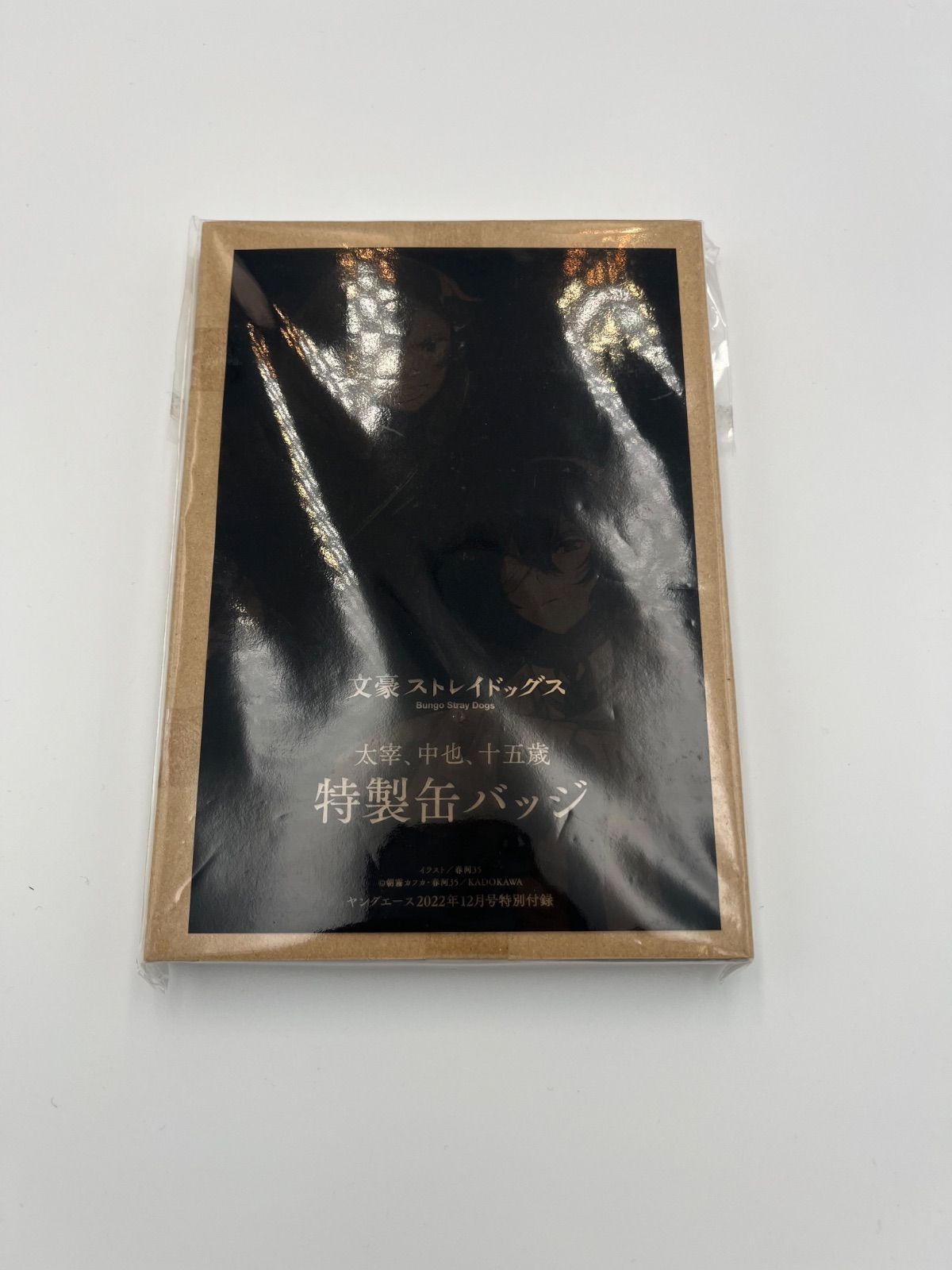 文豪ストレイドッグス ヤングエース付録 缶バッジ 双黒 - メルカリ