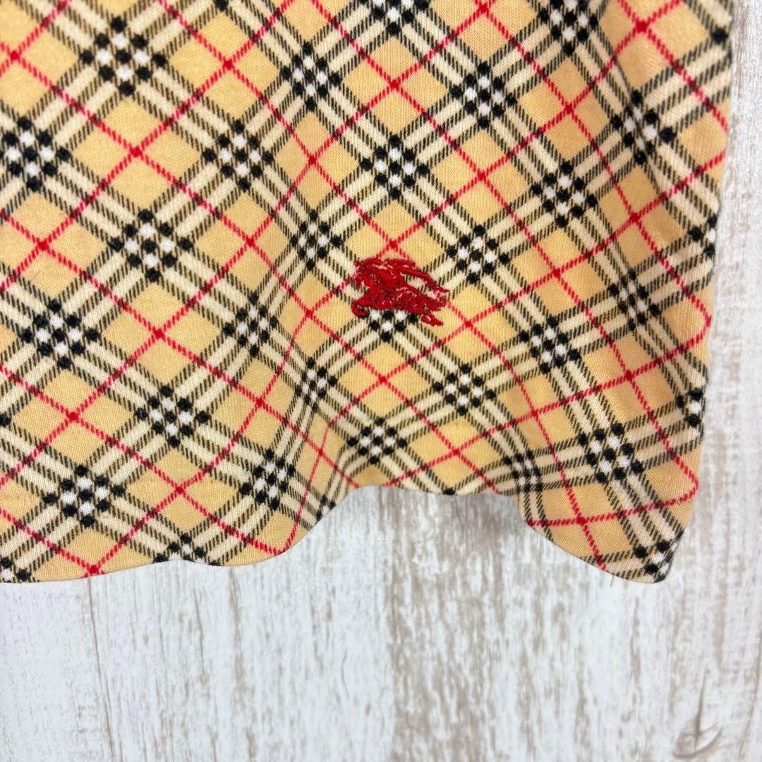 BURBERRY BLUE LABEL バーバリーブルーレーベル ホースロゴ刺繍 ノバ