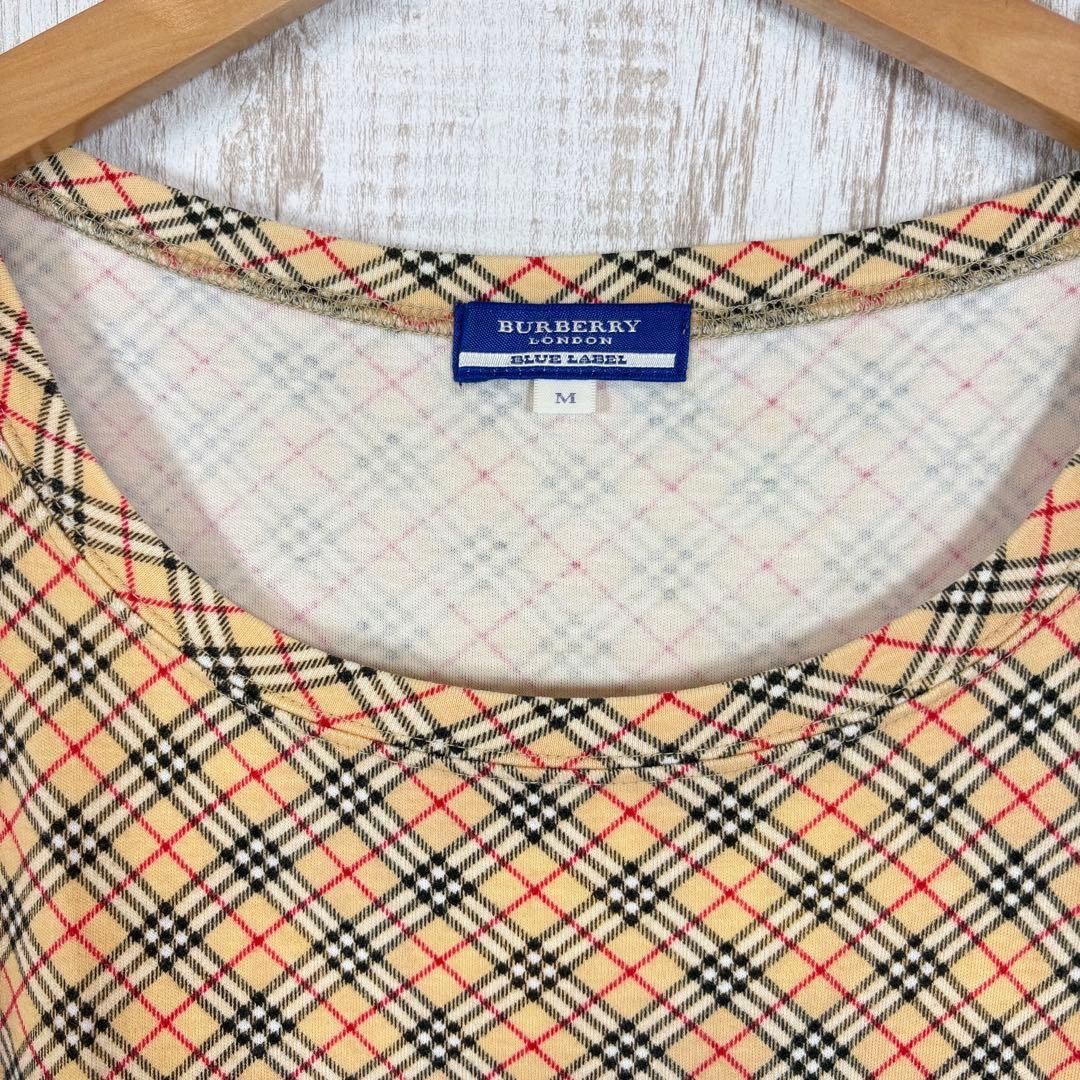 BURBERRY BLUE LABEL バーバリーブルーレーベル ホースロゴ刺繍 ノバ