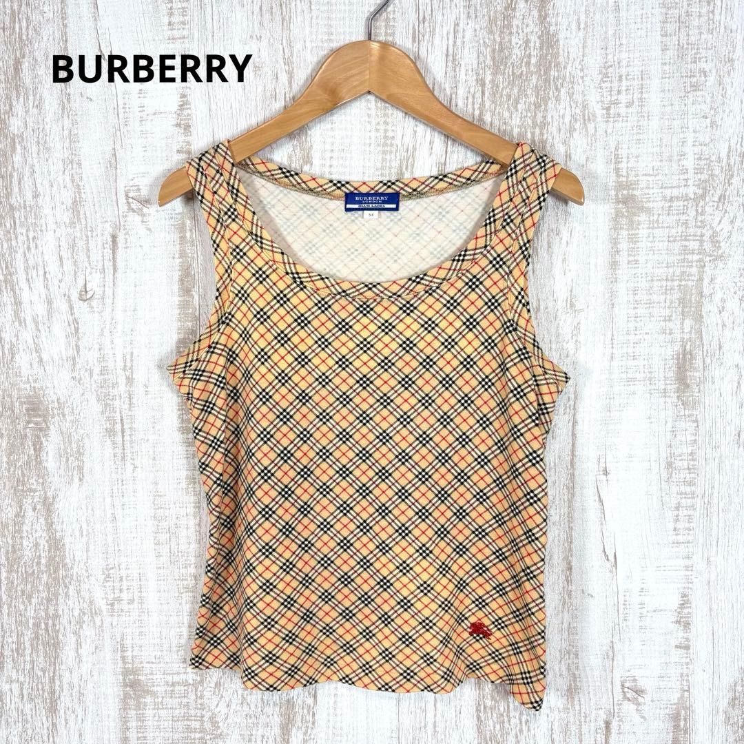 BURBERRY BLUE LABEL バーバリーブルーレーベル ホースロゴ刺繍 ノバ