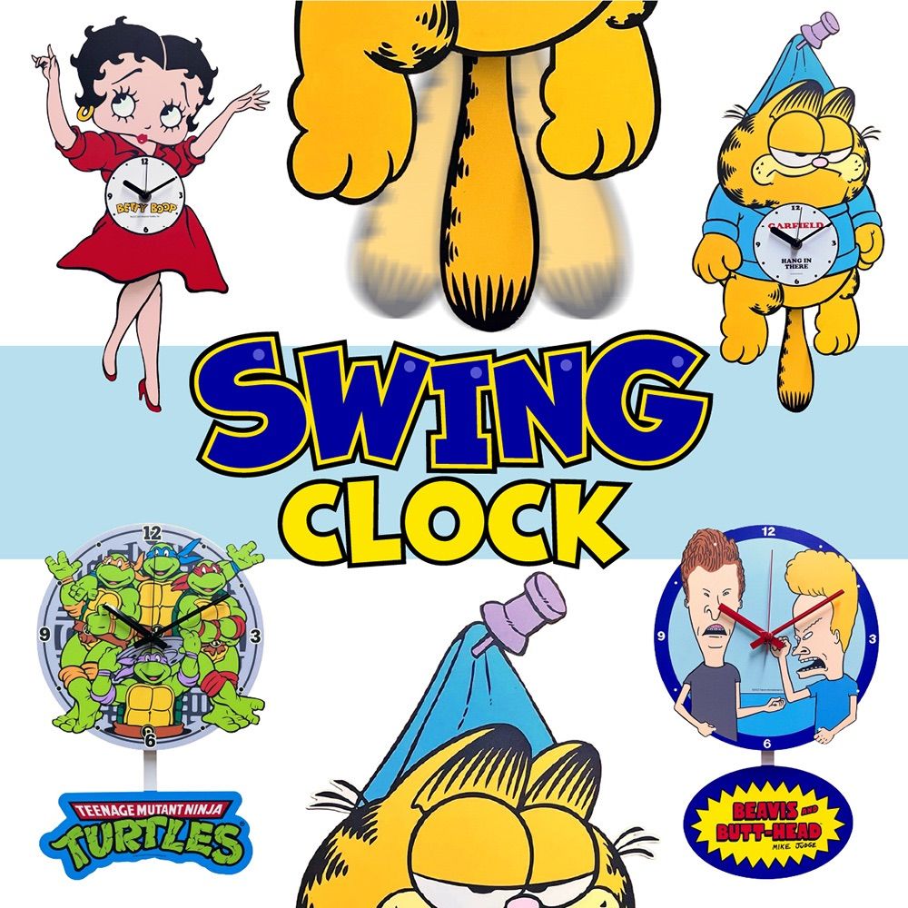 4種から選べる】ゆらゆら～ 振り子時計 SWING CLOCK ベティー