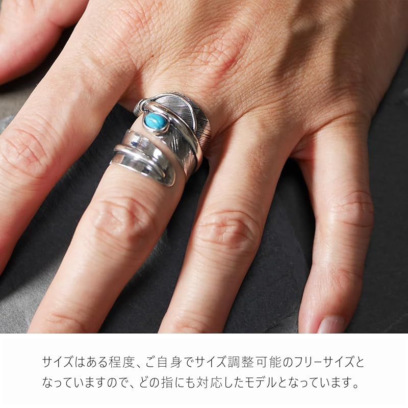 新品】 マットシルバー シルバー925 本物 特大 ターコイズ イーグル 