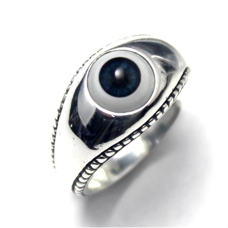 e.m. ケシパールクロスモチーフリング、ストーン付き <Silver925