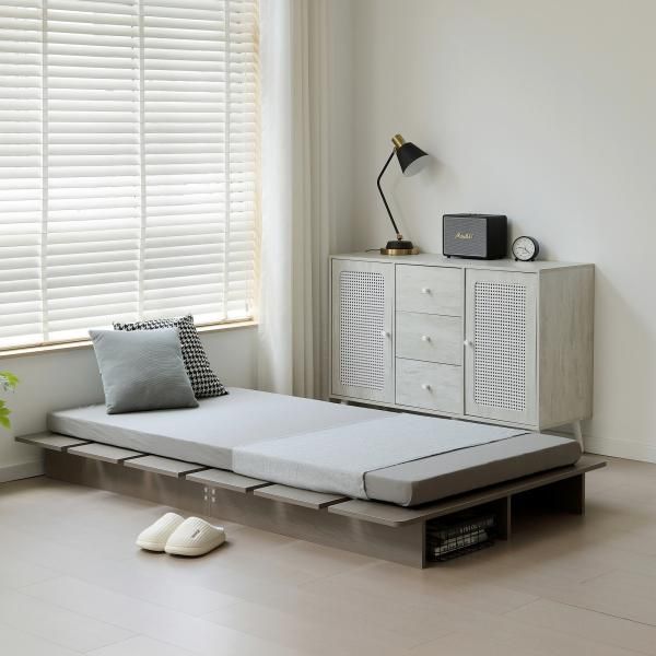 ベッド ローベッド ショップ ステージベッド 幅100cm セミシングル