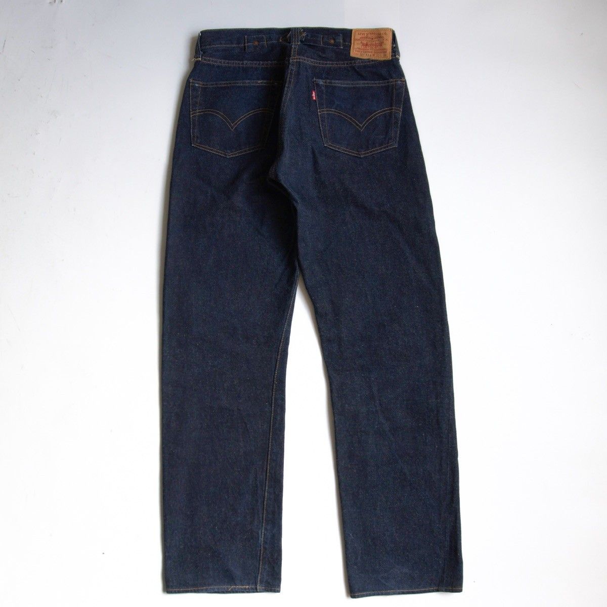 【希少】LEVI'S 501XX バレンシア製 32デニム ビッグE 濃紺 美品濃紺/バレンシア製】 LEVI'S 【501XXC ビッグE デニムパンツ 】33