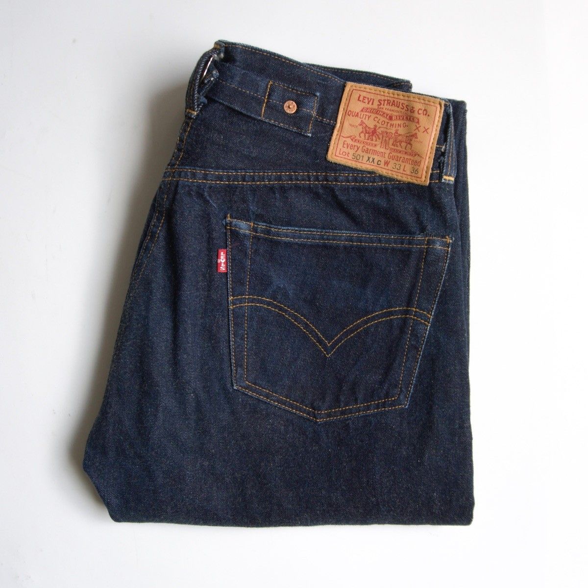 美品濃紺/バレンシア製】 LEVI'S 【501XXC ビッグE デニムパンツ 】33