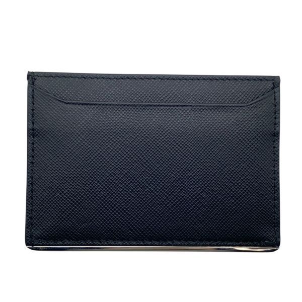 PRADA(プラダ) 名刺入れ - 黒 レザー PRADA プラダ サフィアーノレザー