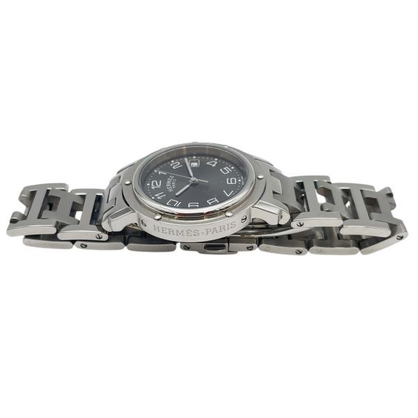 ○ エルメス HERMES 時計 クリッパー Clipper CL6.410 廃番 シルバー色