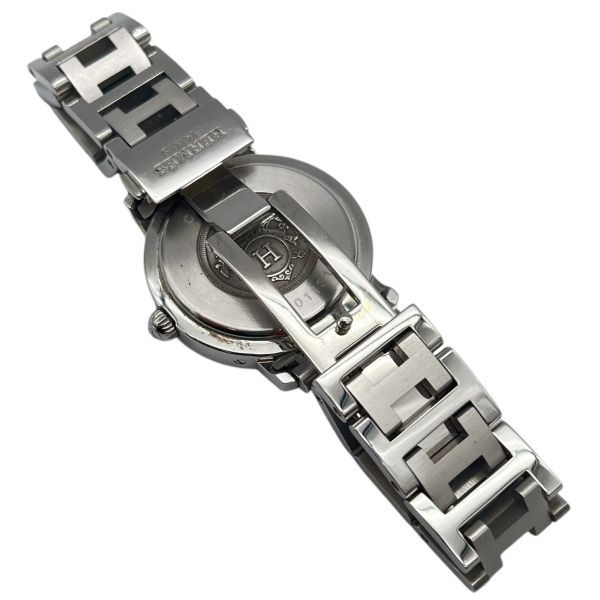 エルメス　クリッパーSS ○ エルメス HERMES 時計 クリッパー Clipper CL6.410 廃番 シルバー色