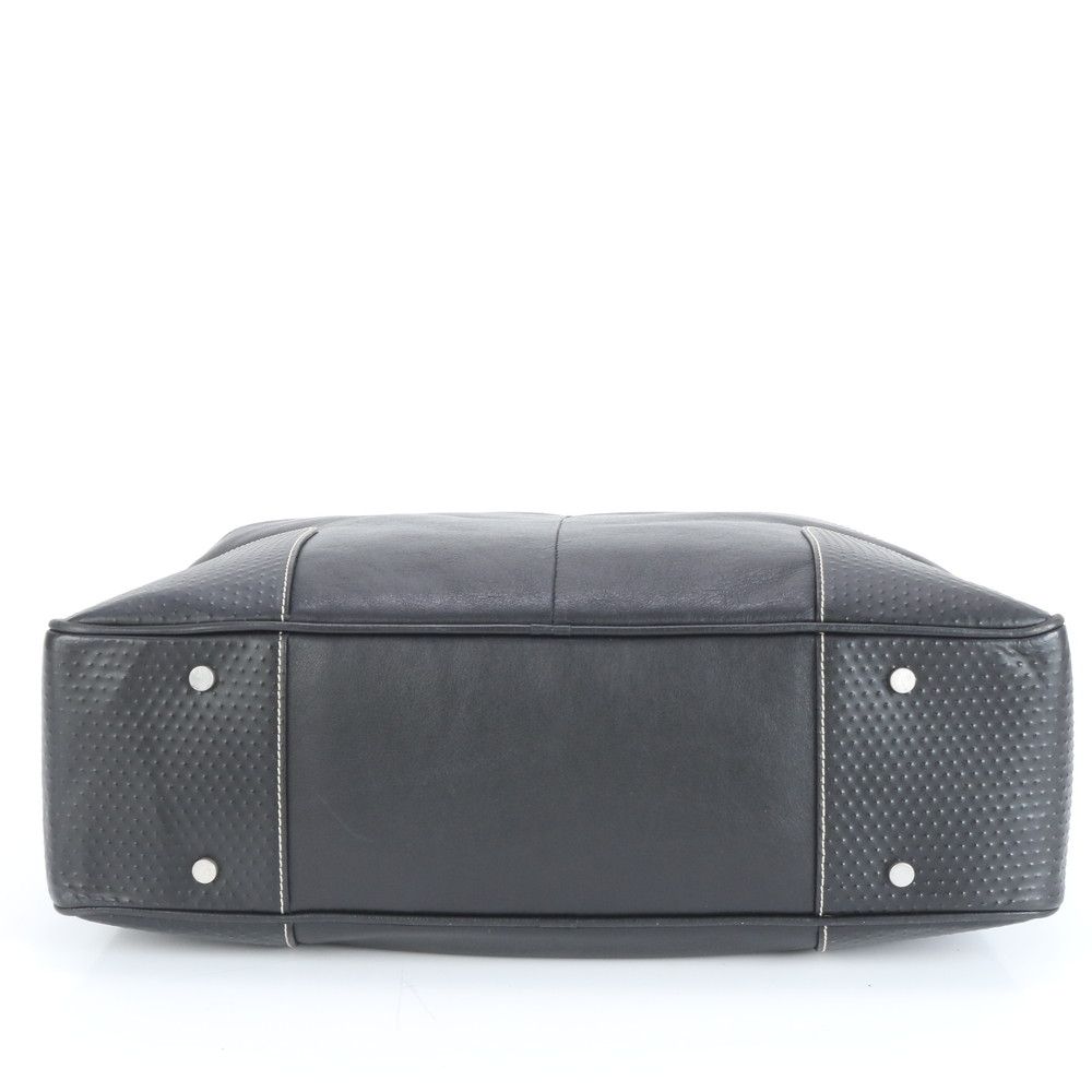 ダンヒル 黒の本革製書類ケース A4対応 ダンヒル 黒の本革製書類ケース