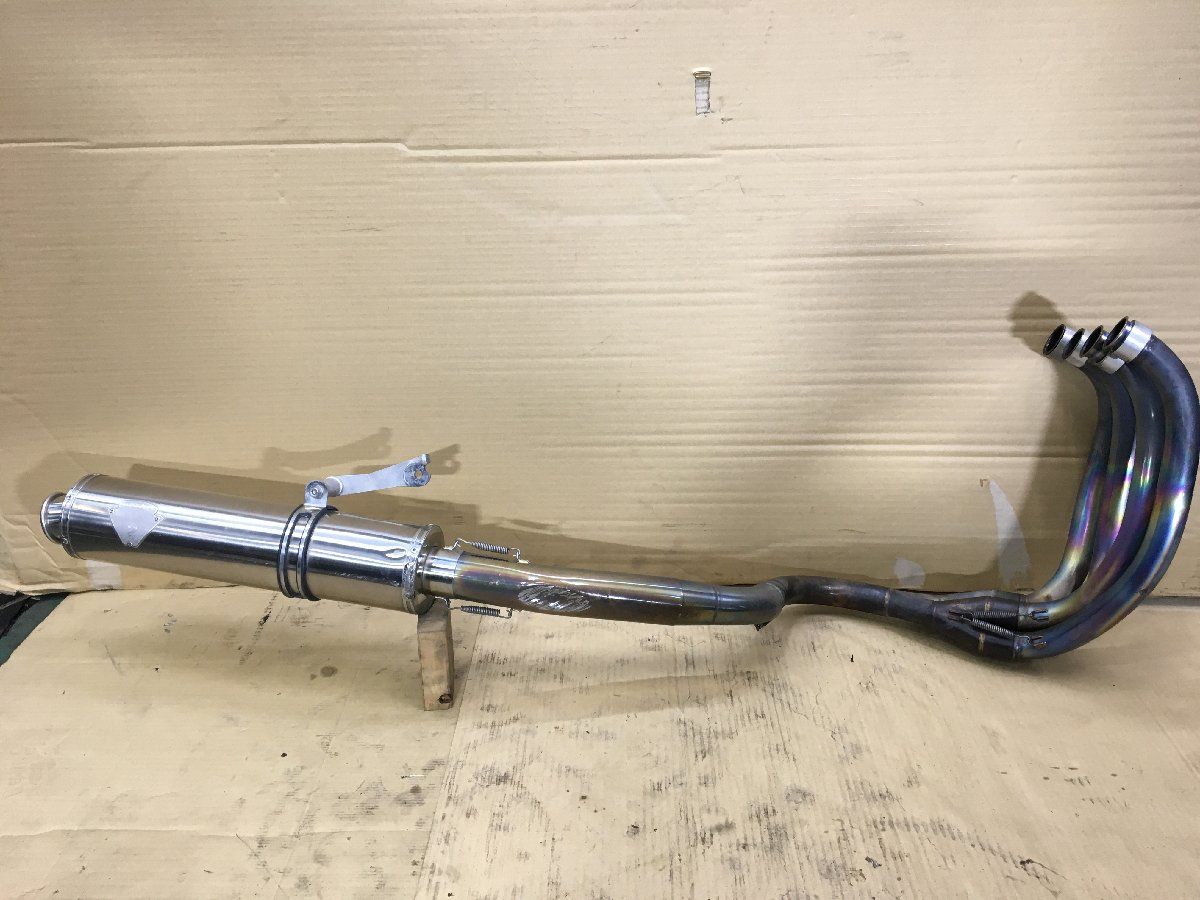 Kawasaki ZZR1100 ZXT10D D型 社外 ワイバン チタン フルエキ マフラー