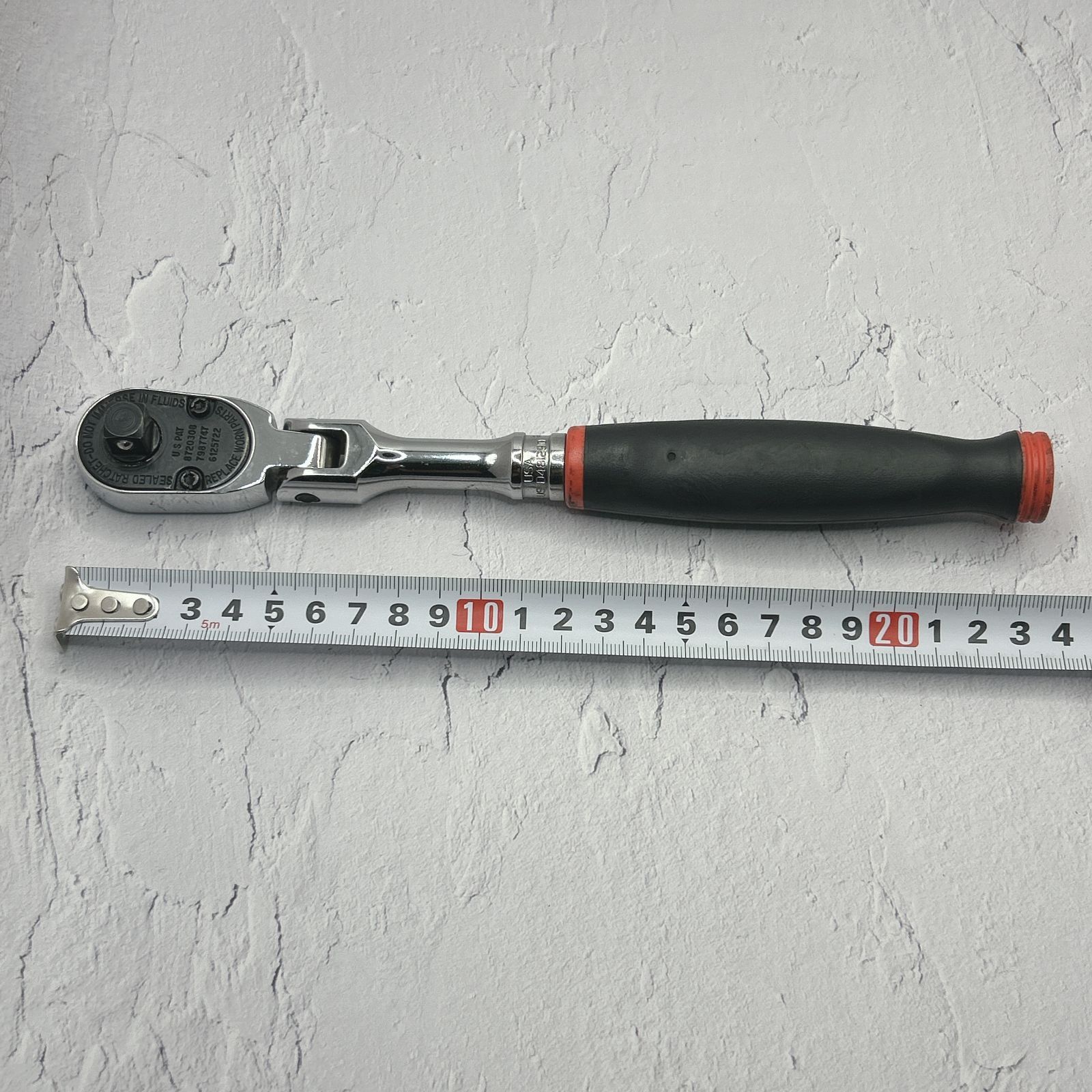 長期 Snap-on スナップオン 3 8 差し込み角9.5 首振りラチェット