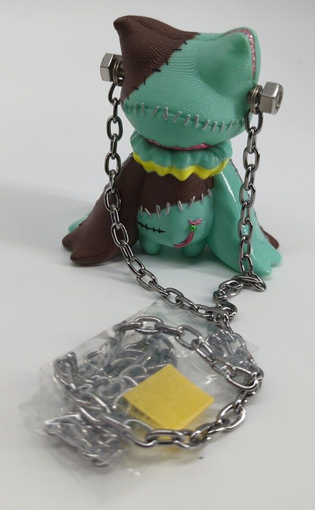 Elfrog工房 お出かけ フランケンパッチ ソフビ Elfrog工房 フランケン