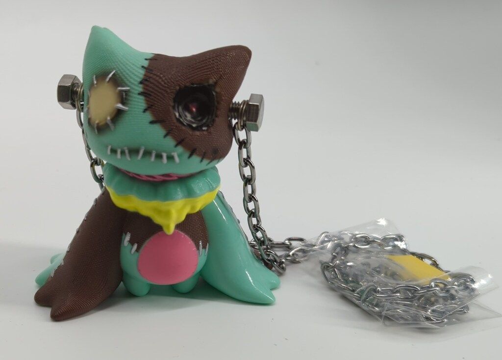 Elfrog工房 お出かけ フランケンパッチ ソフビ Elfrog工房 フランケン