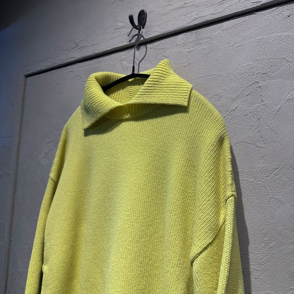 JIL SANDER イエローニットロングワンピース JIL SANDER イエローニットロングワンピース - メルカリ