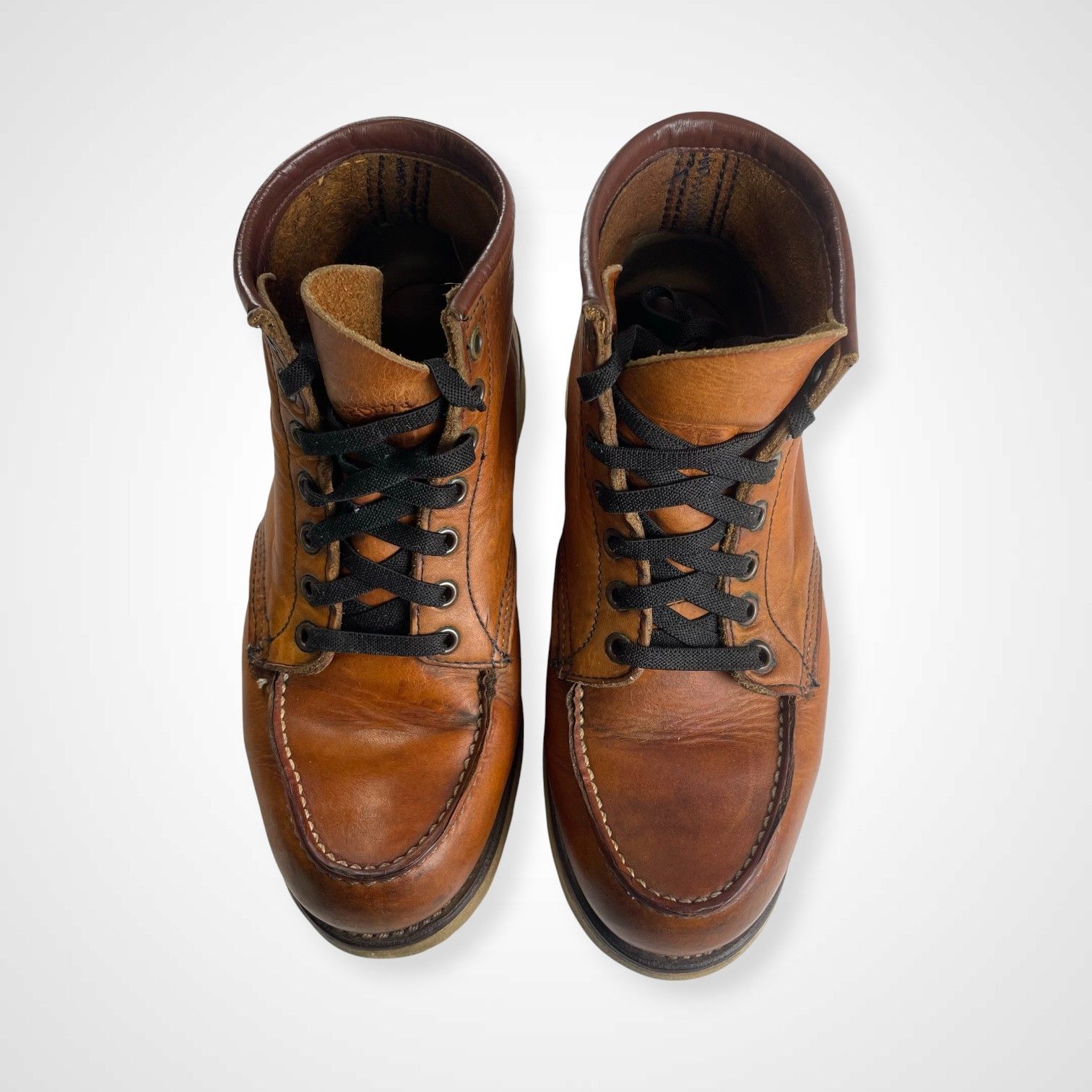 レッドウィング875 犬刻印　90sデッドストック箱付 RED WING(レッドウィング) 90s irish setter 875表半円犬タグ ブラウン