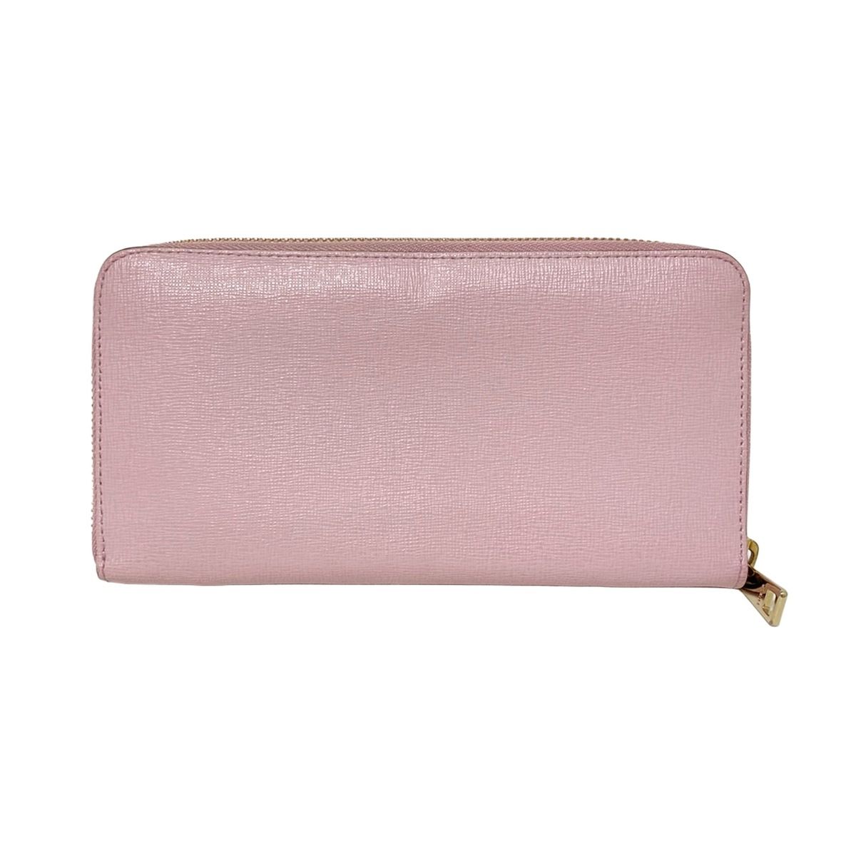 FURLA(フルラ) 長財布 - ライトピンク ラウンドファスナー レザー