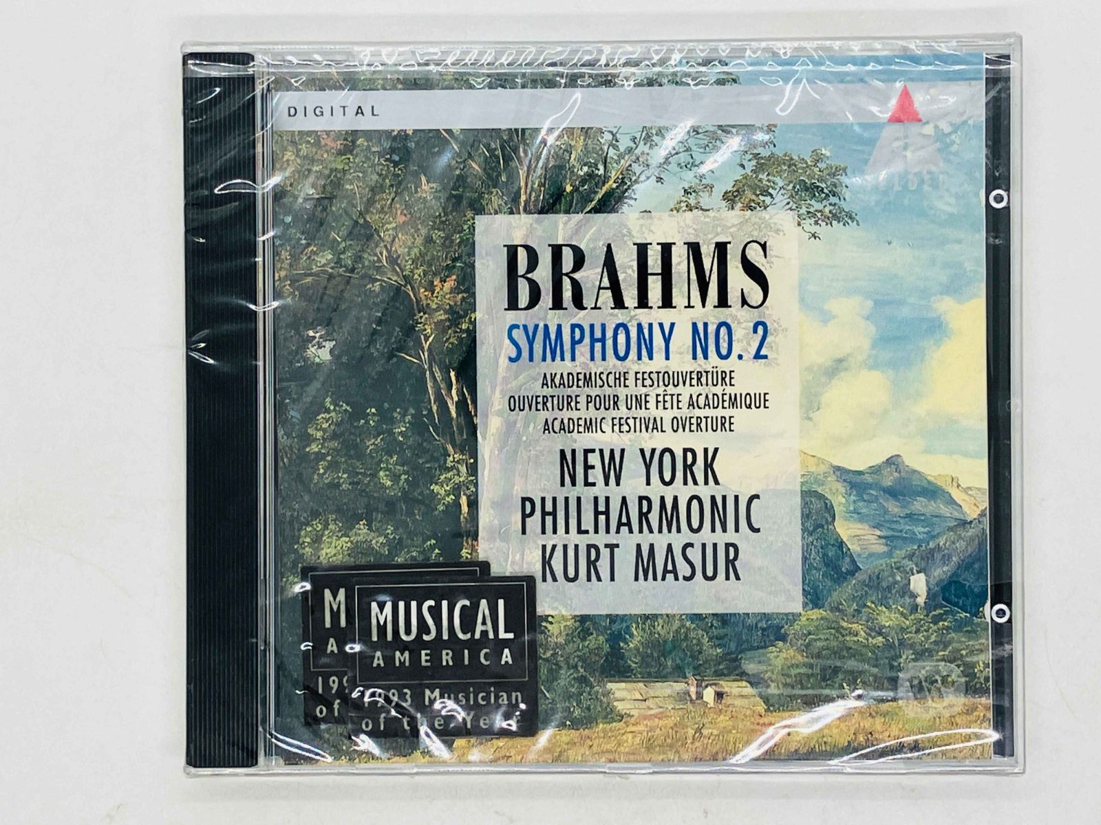 CD 未開封 独盤 フィルム破れ ブラームス 交響曲第2番 大学祝典序曲