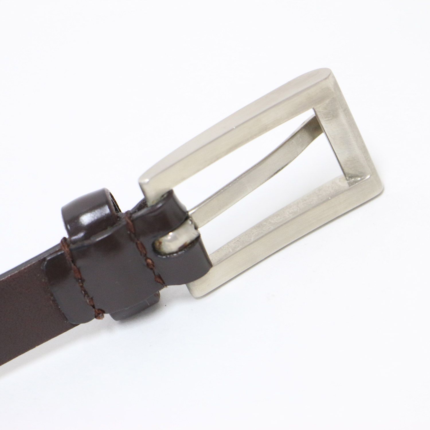 プラダ ロゴ バックル ベルト ダークブラウン プラダ ロゴ バックル ベルト ダークブラウン Prada ロゴバックル