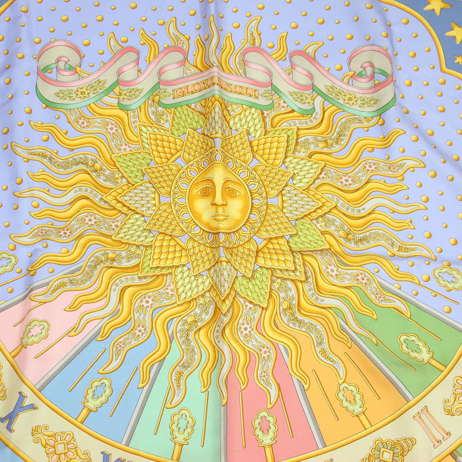 HERMES エルメス カレ90 シルクスカーフ / GLORIA SOLI 栄光の日