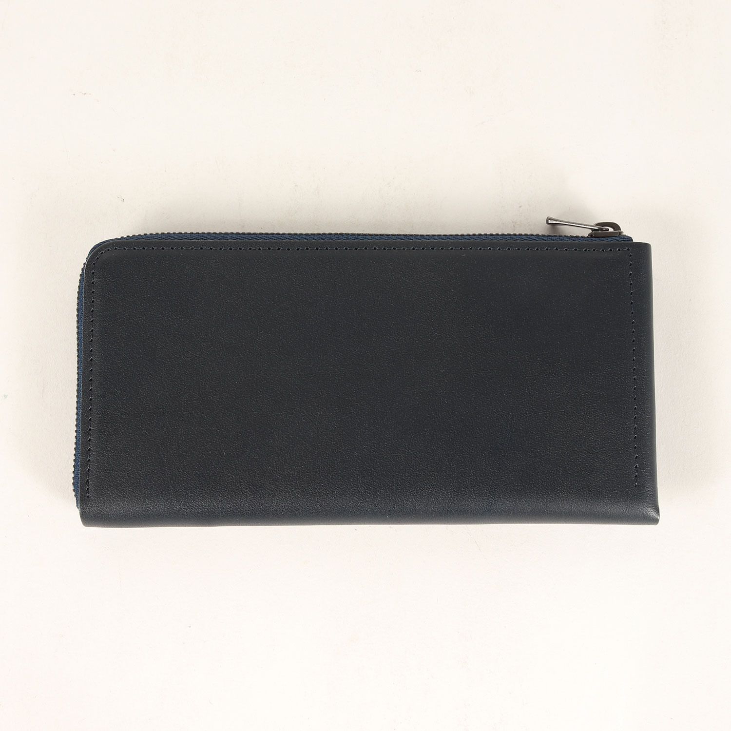 STATUSY ステータシー オイルシュリンクレザー L字ジップ ロングウォレッチ / 長財布 (il modo ZIP) | ネイビー 紺 (右利き用) | 日本製 | ブランド ファッション アイテム【メンズ】【K4641】 STATUSY ステータシー オイルシュリンクレザー L字ジップ ロング