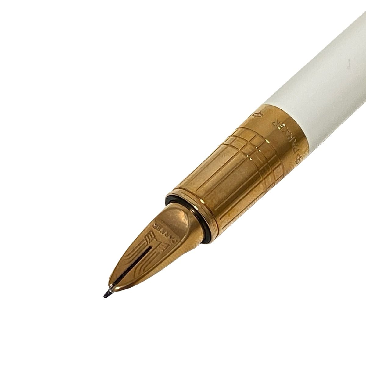 14K PARKER パーカー ゴールド 万年筆 ダイヤモンドカット フランス製