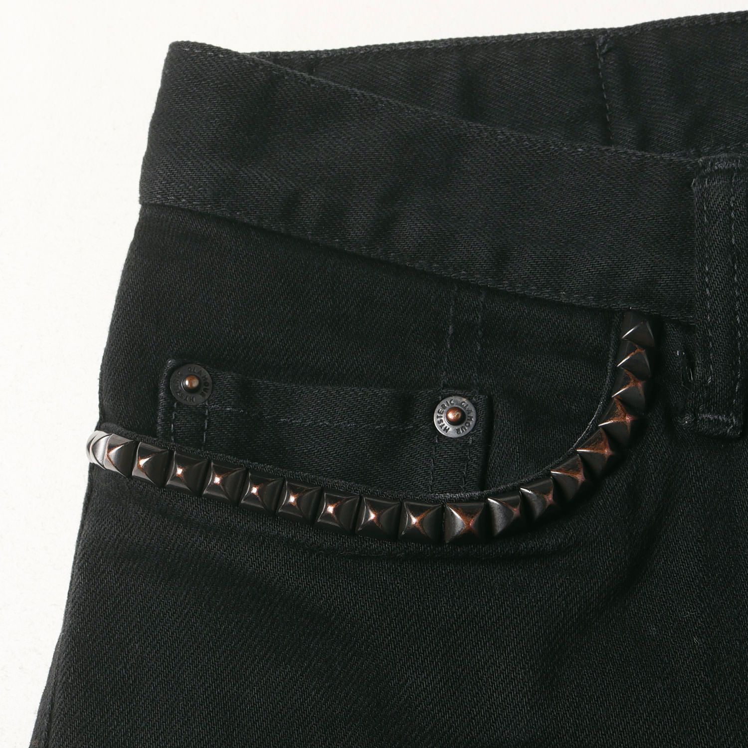 HYSTERIC GLAMOUR ヒステリックグラマー パンツ ブラック 黒 サイズ:30