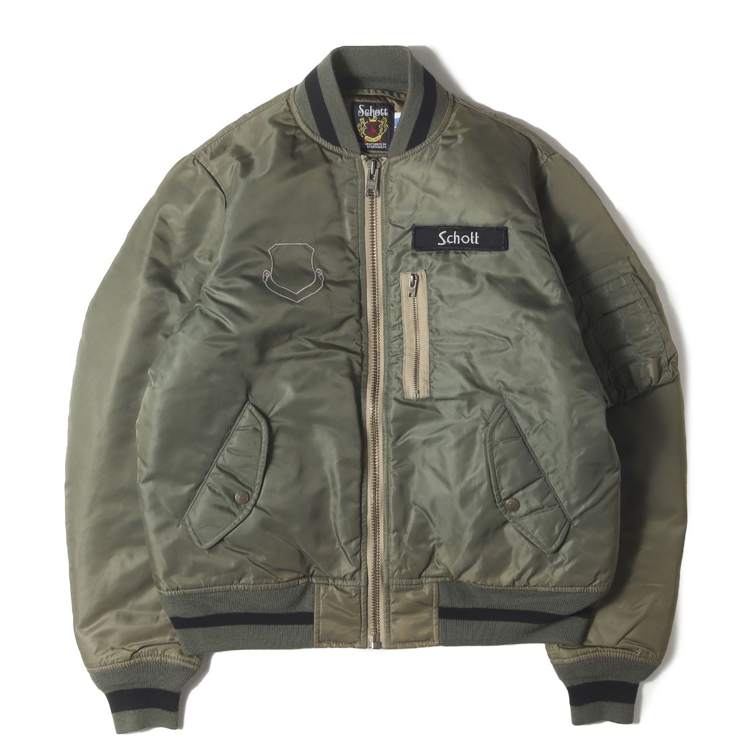 STUSSY ステューシー ジャケット オリーブ サイズ:M | Schott