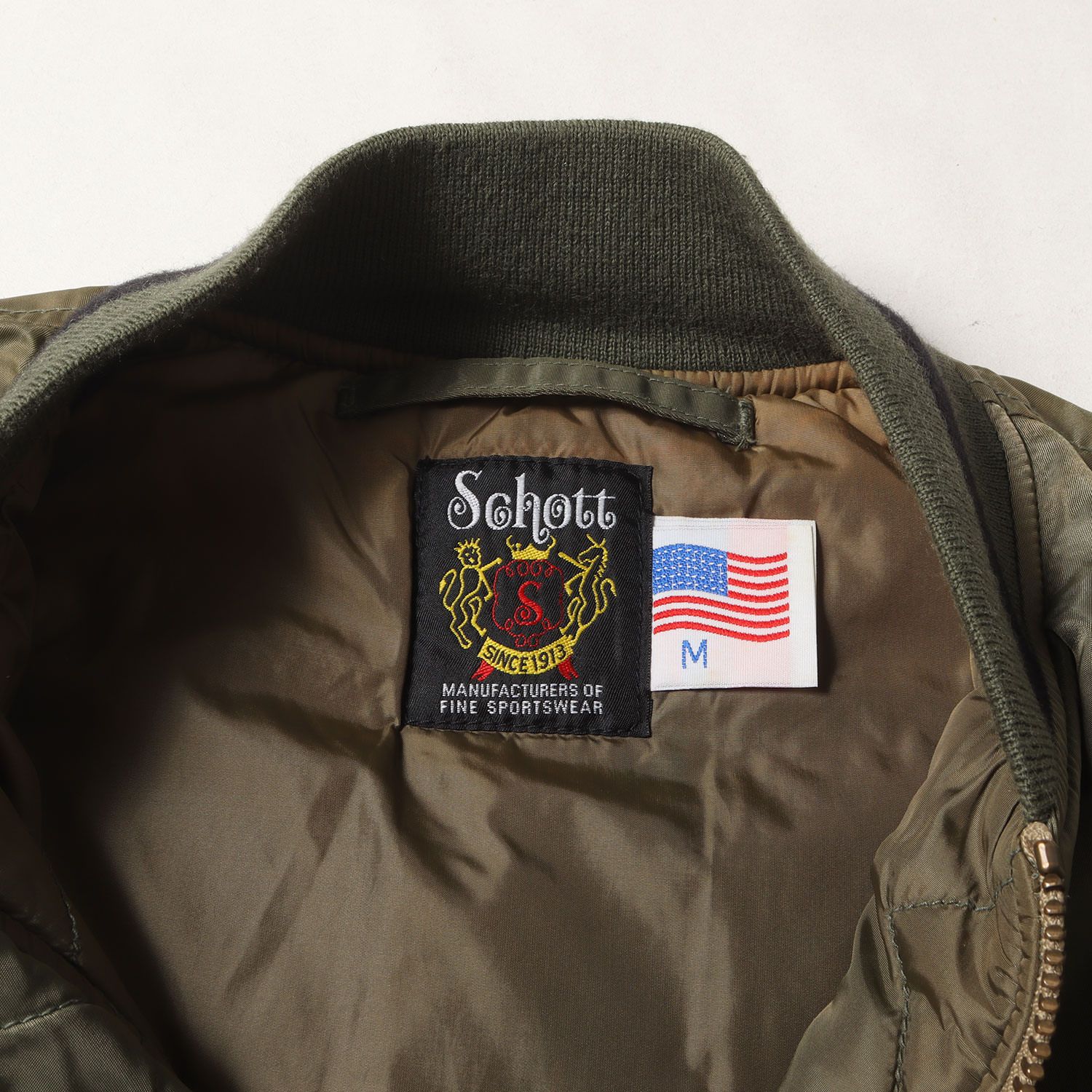 STUSSY ステューシー ジャケット オリーブ サイズ:M | Schott