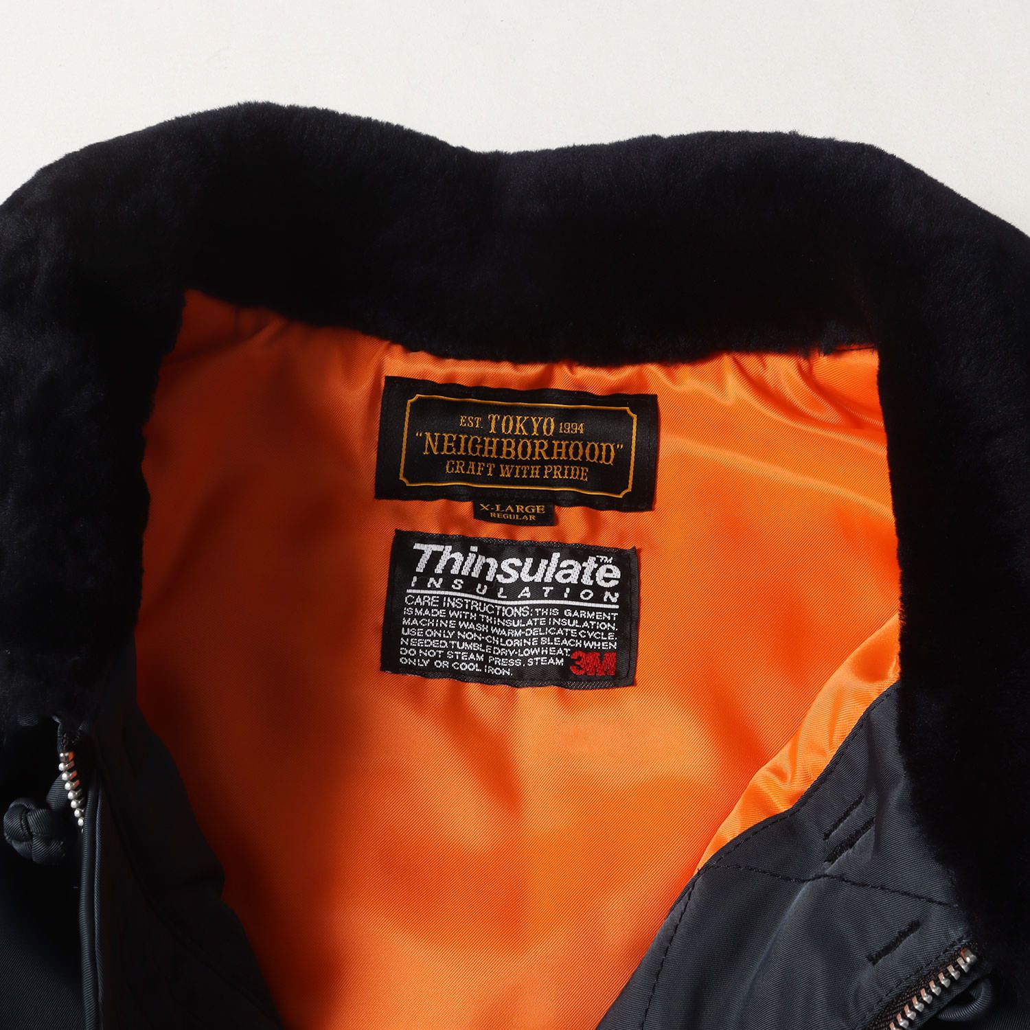 NEIGHBORHOOD ネイバーフッド ジャケット ネイビー 紺 サイズ:XL | 襟