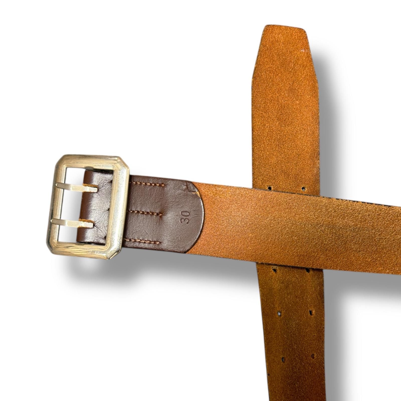 At Last ＆ Co × TIMEWORN CLOTHING レザーベルト ダブルピン コラボ