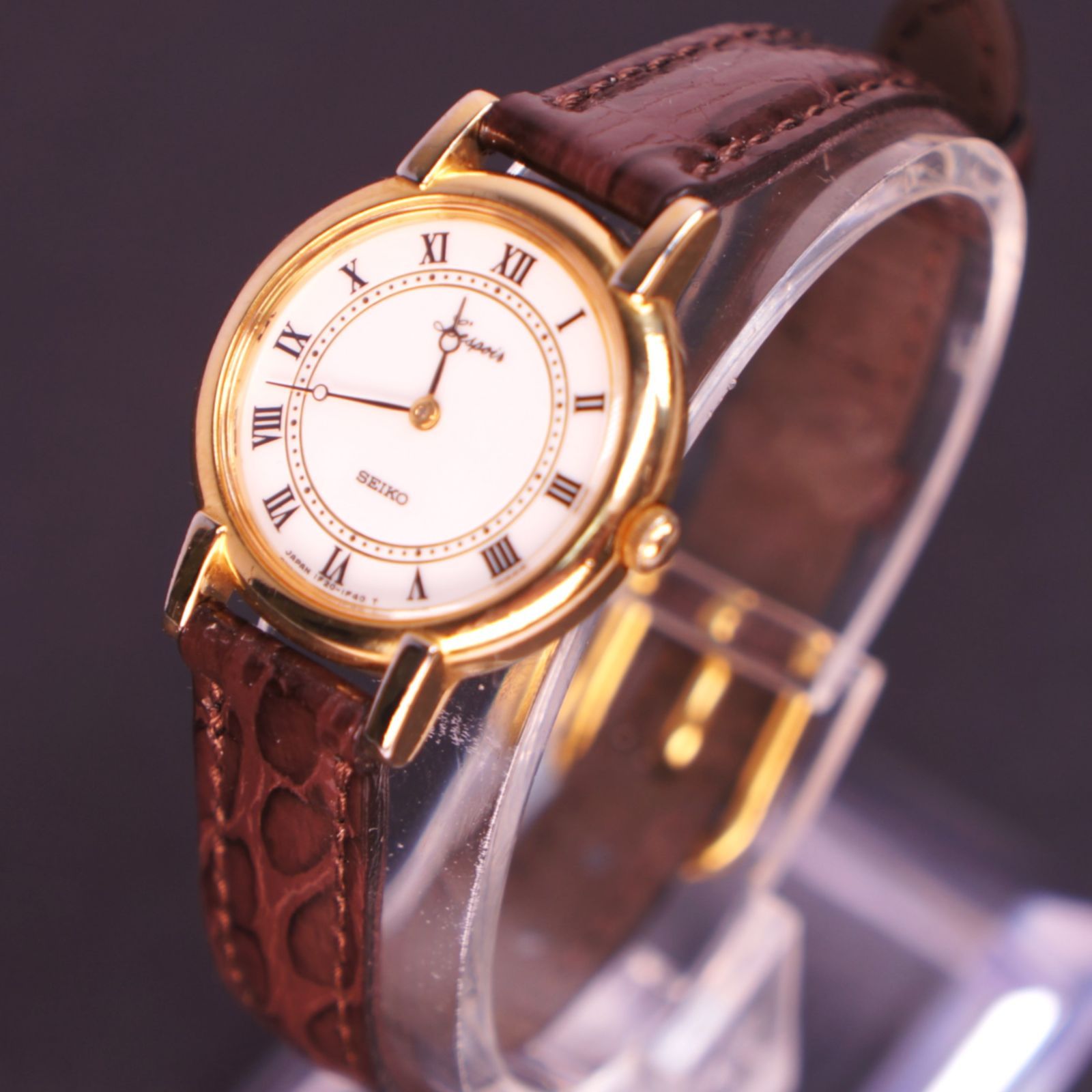 稼働品】 SEIKO レスポール レディース腕時計 新品ベルト 電池交換済