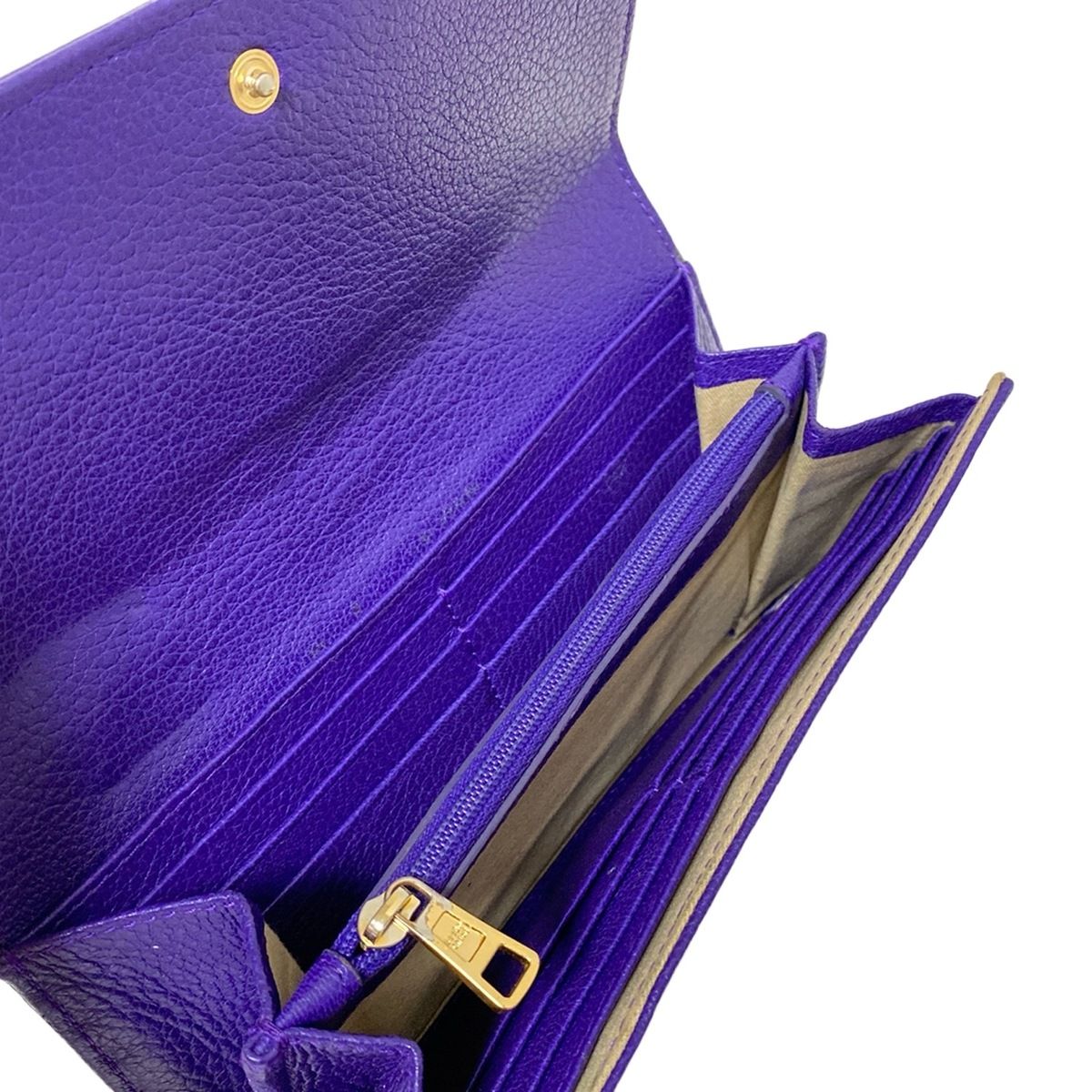 SEE BY CHLOE(シーバイクロエ) 長財布 ハナ パープル レザー - メルカリ