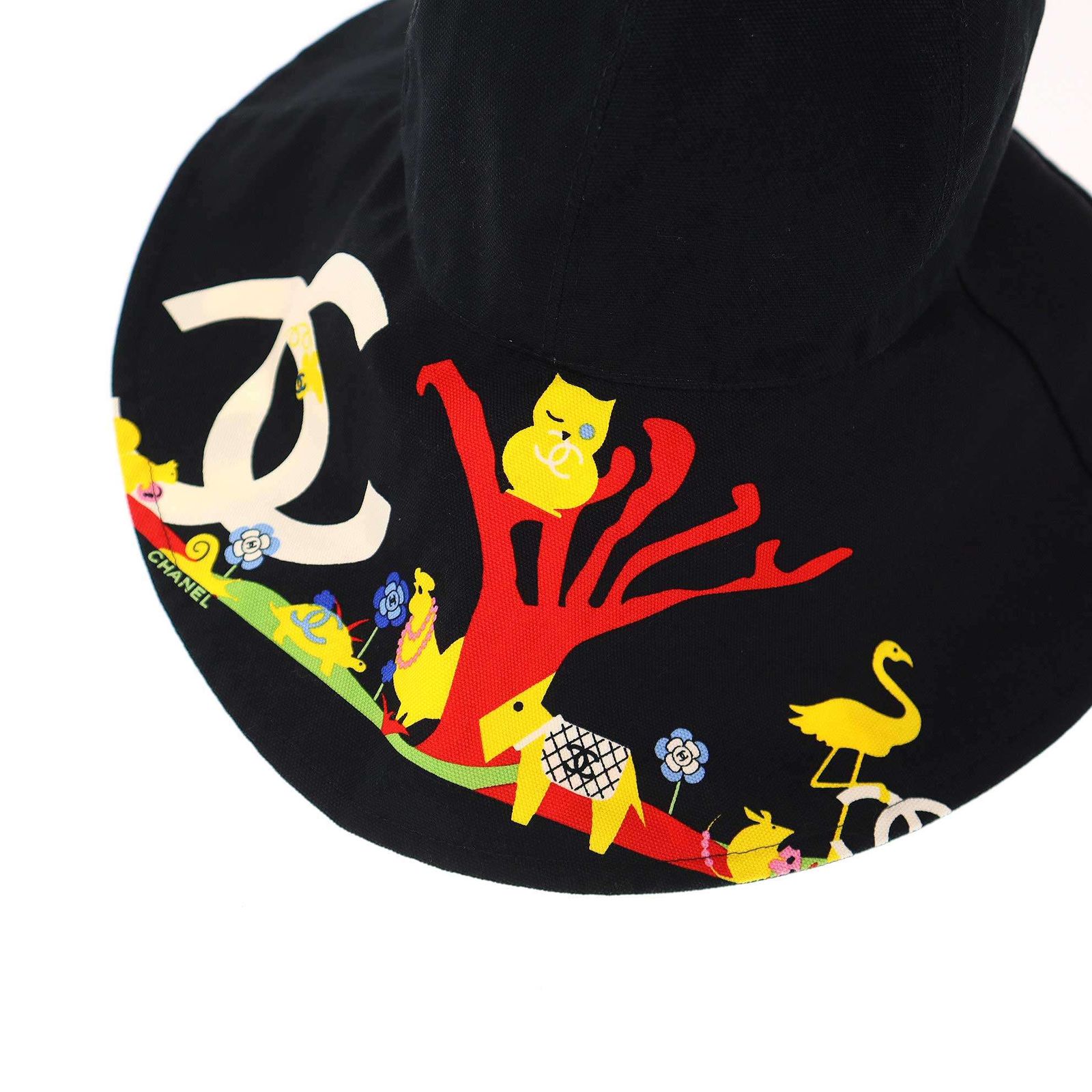 CHANEL シャネル ココマーク アニマルハット ブラック 57 - メルカリ