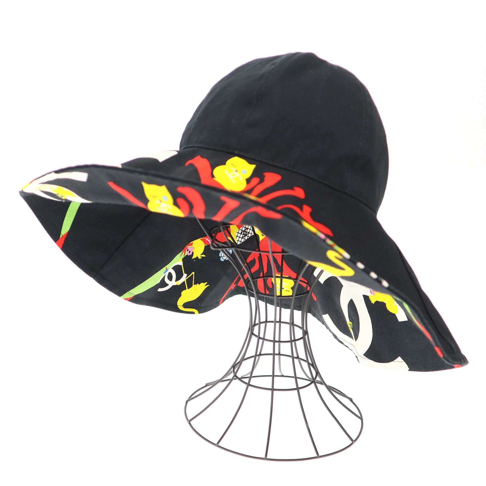 CHANEL シャネル ココマーク アニマルハット ブラック 57 - メルカリ