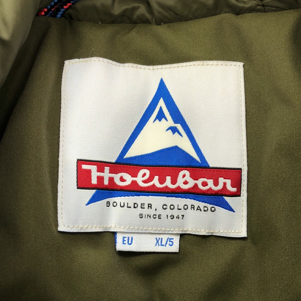 HOLUBAR ホルバー ALPINE HIKER JACKET パデッドジャケット カーキ XL