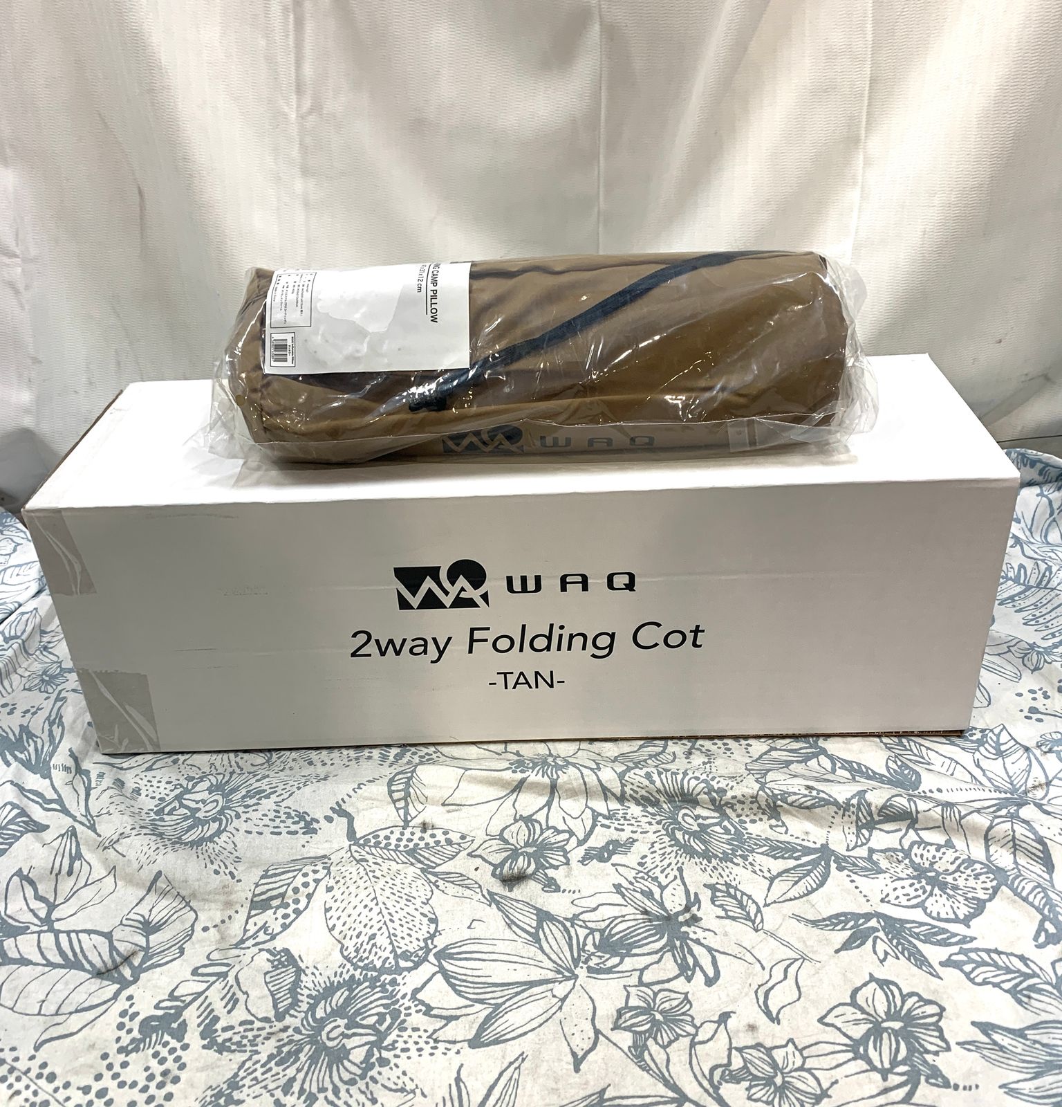 新品・未開封品】WAQ 2WAY キャンプ コット 折りたたみベッド 耐荷重